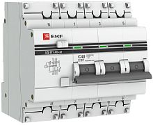 Автомат дифференциального тока АВДТ EKF PROxima АД-32 4п 40А 30мА 4,5кА C тип AC картинка